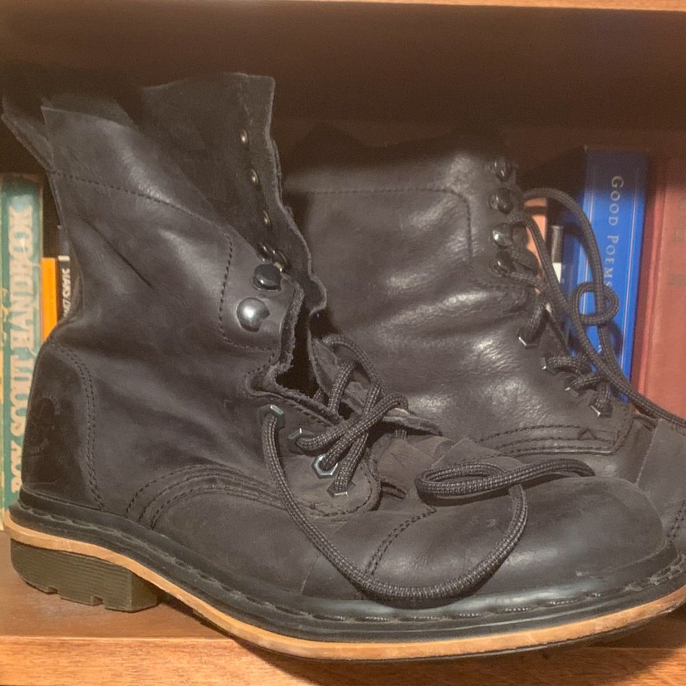 Dr Martens Black Men’s Pier Lace Up Leather Boots